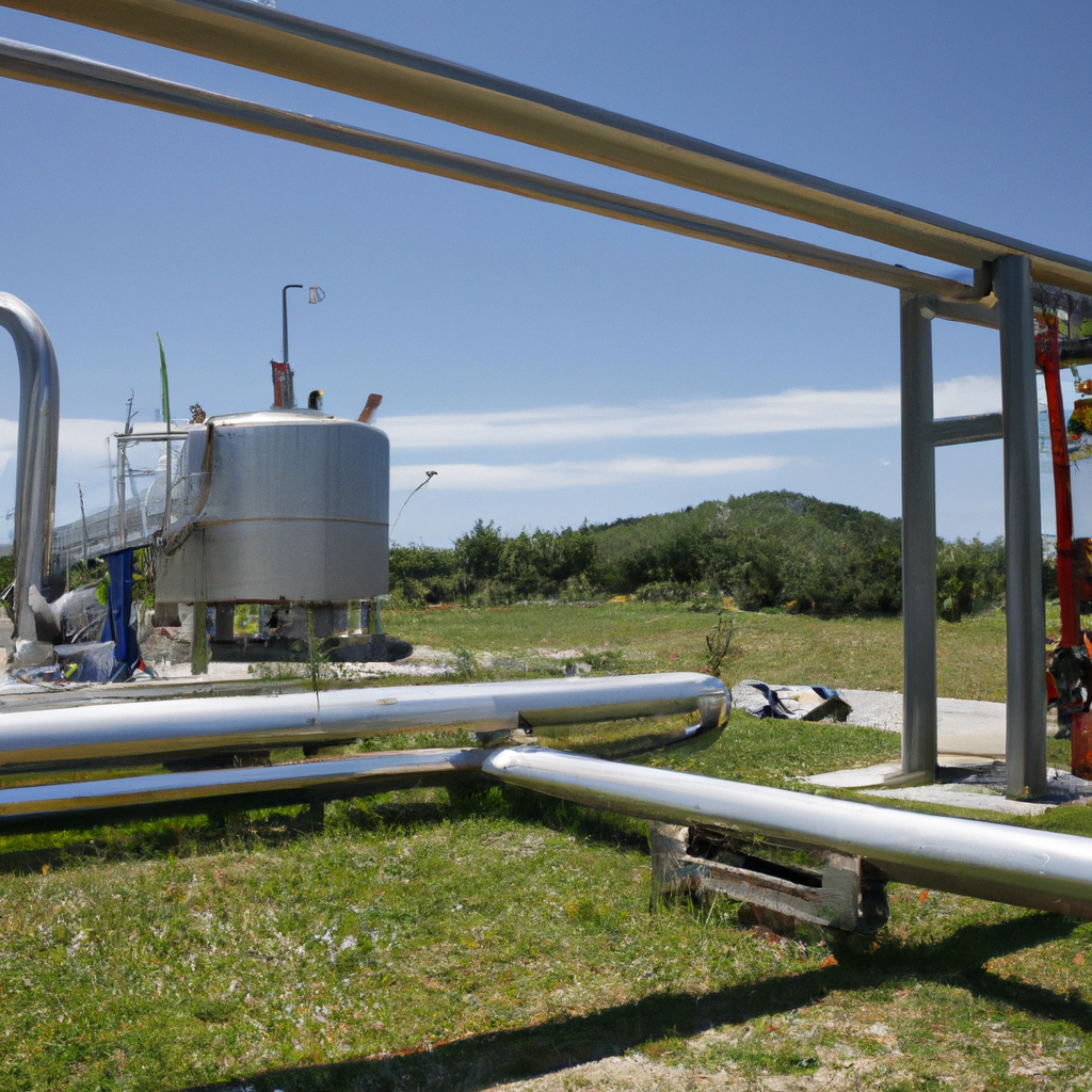 Impianto trattamento gas naturale